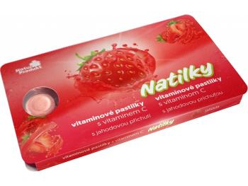 Packom International Natilky jahodové pastilky s vitamínom C 12 pastiliek