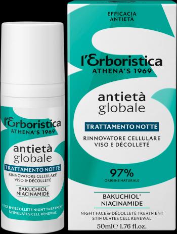 ERBORISTICA Global Anti-Age Nočný pleťový krém s rastlinným kolagénom 50 ml