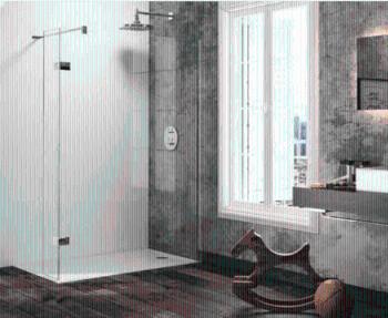 Sprchová zástena walk-in 140 cm Hüppe Solva pure ST3706.092.322