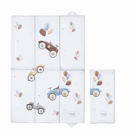 CEBA BABY Podložka prebaľovacia cestovná (40x60) Retro Cars