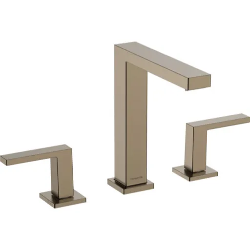 Hansgrohe Tecturis E umývadlová batéria s clic-clac kartáčovaný bronz 73030140