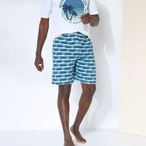 Pyžamové šortky s potlačou