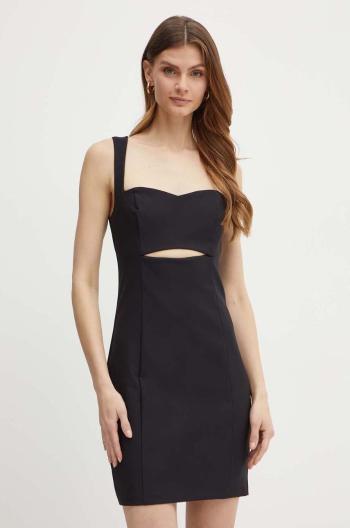 Šaty Guess LANA čierna farba, mini, priliehavé, W4GK64 WG540