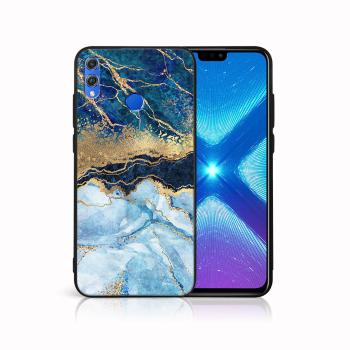 MY ART Ochranný obal Honor 8X -BLUE MARBLE (141)