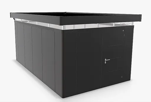 Biohort Záhradný domček BIOHORT Casanova 330 × 530 cm (tmavo šedá metalíza) Orientácia dverí vpravo