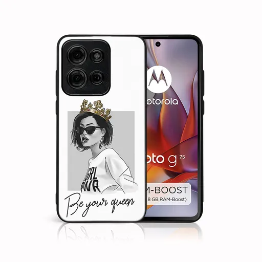 MY ART Ochranný kryt pre Motorola Moto G75 5G QUEEN (139)