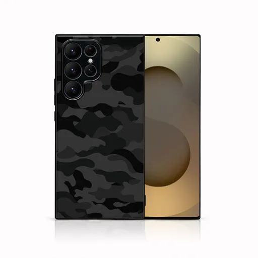 MY ART Ochranný kryt pre Samsung Galaxy S25 Ultra 5G BLACK CAMO (234)