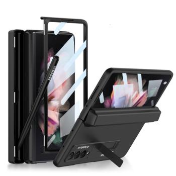 GKK BOX Ochranný kryt so stojanom Samsung Galaxy Z Fold 3 5G čierny