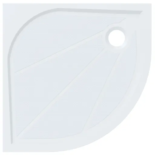 Sprchová vanička štvrťkruhová SAT Limnew 100x100 cm liaty mramor LIMNEW100S