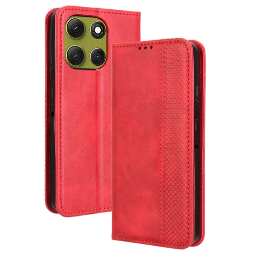 BUSINESS Peňaženkové puzdro pre Motorola Moto G86 5G červené