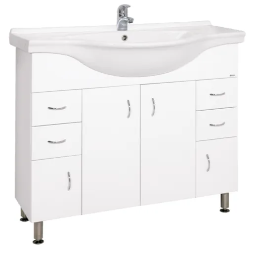 Keramia Pro kúpeľňová skrinka s umývadlom 102x55 cm biela PRO100DV