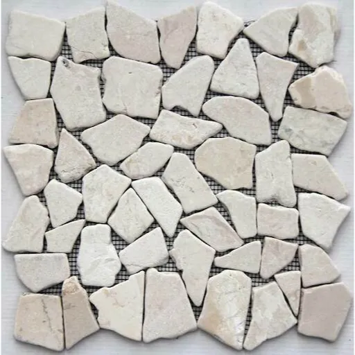 Kamenná mozaika Mosavit Piedra noa blanca 30x30 cm mat PIEDRANOABL