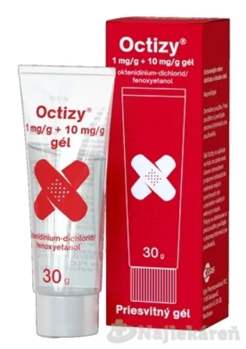 Octizy 1 mg/g + 10 mg/g gél gél 30g