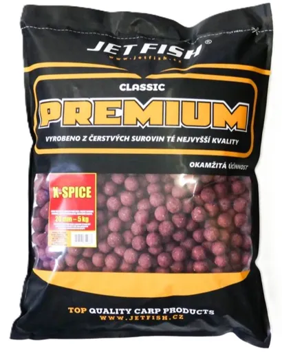 Jet fish boilie premium clasicc 5 kg 20 mm - x-spice