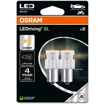 OSRAM LEDriving SL PY21W Žltá 12 V dva kusy v balení (7507DYP-02B)