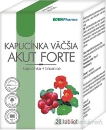 EdenPharma Kapucínka väčšia Akut Forte 20 tabliet