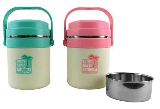 MAKRO - Jedlovka 2L rôzne farby s nápisom Every day is saturday