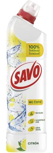 SAVO - Dezinfekčný a čistiaci prostriedok na WC citrón, 0,7 L