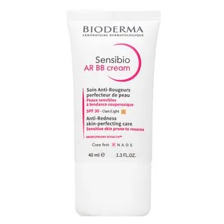 Bioderma Sensibio BB krém AR BB Cream Anti-Redness Skin-Perfecting Care SPF 30 Light 40 ml