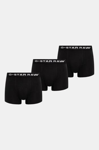 Boxerky G-Star Raw 3-pak pánske, čierna farba, D23771-D516