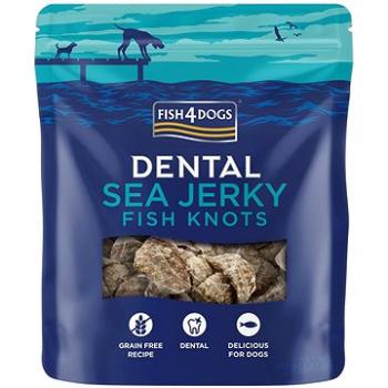 FISH4DOGS Dentálne maškrty pre psov morská ryba – uzlíky 100 g (5056008819743)