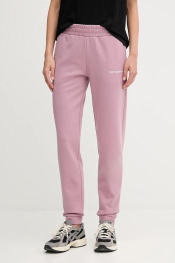 Tepláky EA7 Emporio Armani ružová farba, jednofarebné, AF10443.7W000801