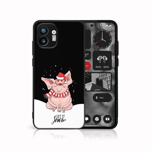 MY ART Kryt s vianočným dizajnom Nothing Phone 1 LET IT SNOW (075)