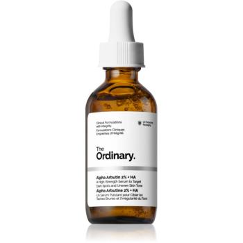 The Ordinary Alpha Arbutin 2% + HA rozjasňujúce pleťové sérum s kyselinou hyalurónovou 60 ml