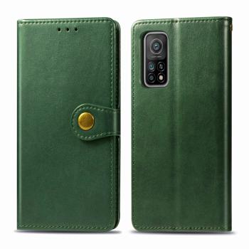 LEATHER BUCKLE Peňaženkový obal Xiaomi Mi 10T / Mi 10T Pro zelený