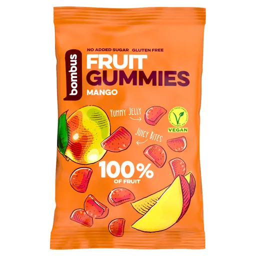 BOMBUS Fruit energy mango gummies 35 g