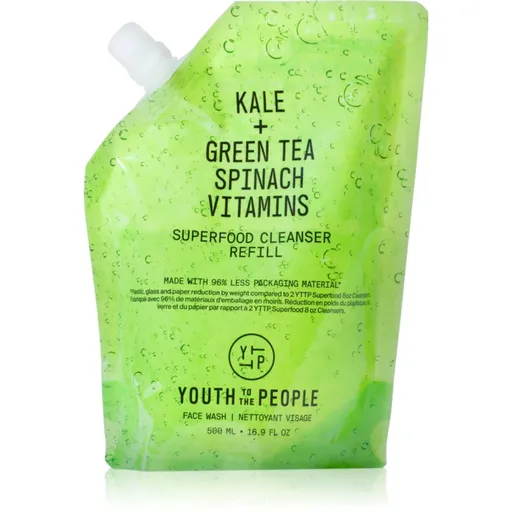 Youth To The People Superfood Cleanser čistiaci gél náhradná náplň 500 ml