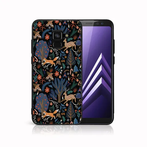 MY ART Kryt s vianočným dizajnom Samsung Galaxy A8 2018 (A530) WINTER (071)