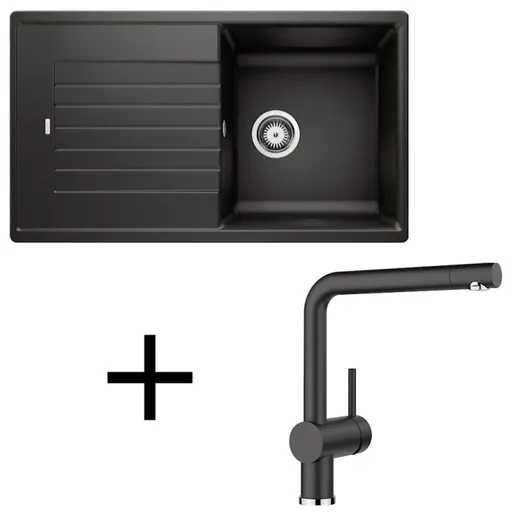 Blanco set Zia 5 S + Linus silgranit čierna