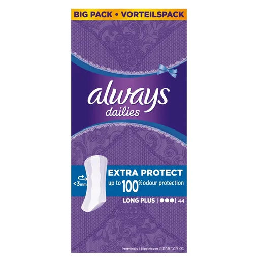 ALWAYS Extra Protect Long Plus Intímne vložky 44 ks