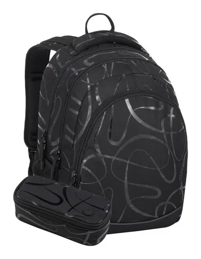 Školský set Bagmaster DIGITAL 24 B Set Black
