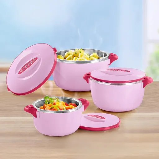 Die moderne Hausfrau Termo mísa 1 l, růžová