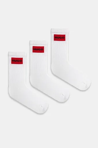 Ponožky HUGO 3-pak 3P QS RIB LABEL CC
