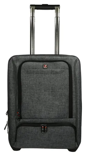 Kabínový kufor Enrico Benetti Frankfurt Notebook Trolley 40 l Grey
