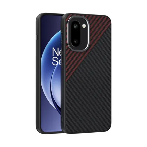 ABEEL C CARBON Ochranný kryt pre OnePlus 15R BLACK-RED