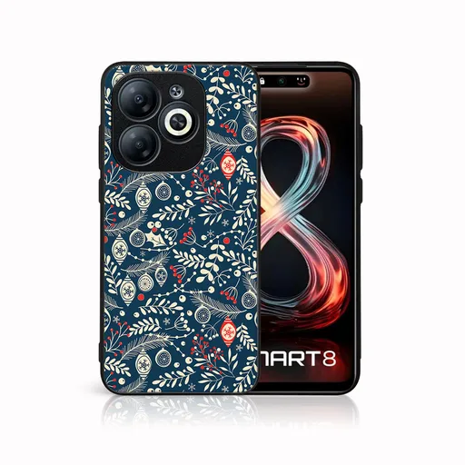 MY ART Kryt s vianočným dizajnom Infinix Smart 8 MISTLETOE (070)