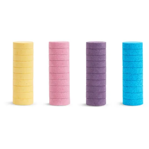 Munchkin Color Buddies farebné šumivé tablety do kúpeľa 24 m+ 40 ks
