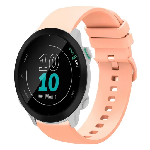 SILICONE Vymeniteľný remienok pre Garmin Forerunner 55mm ružový