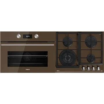 TEKA HLC 8400 U-Brick Brown + TEKA GZC 64320 U-Brick Brown