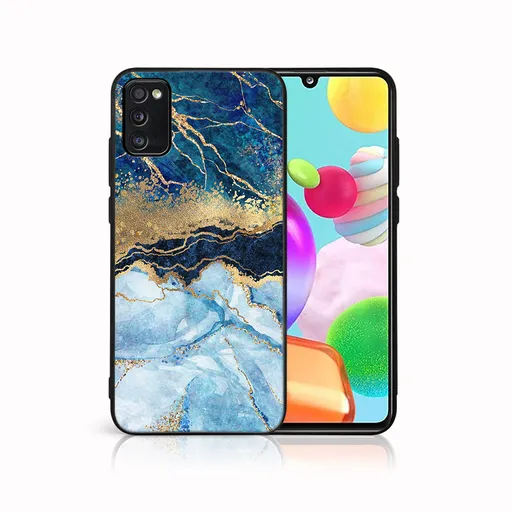 MY ART Ochranný obal pre Samsung Galaxy A41 BLUE MARBLE (141)
