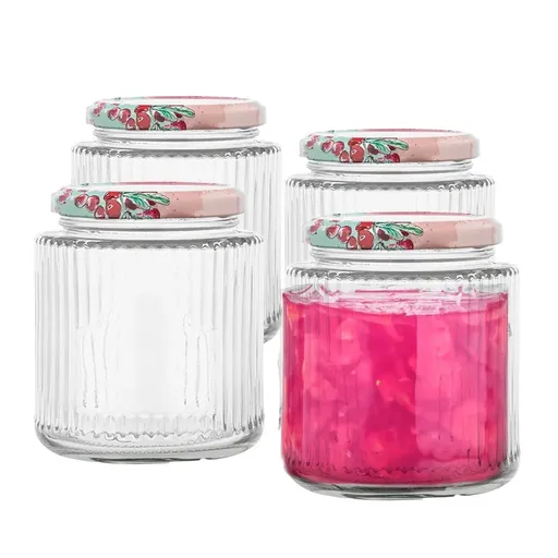 Altom Zavárací pohár s viečkom a etiketou 350 ml, 4 ks, 350 ml