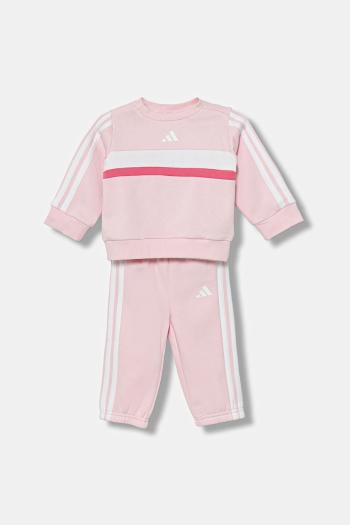 Detská tepláková súprava adidas ružová farba, JN2234