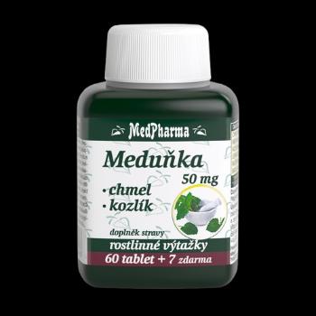 MEDPHARMA Medovka 50mg + Chmel' + Valeriána 67 tabliet
