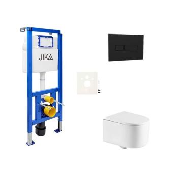 Závesný wc set SAT do ľahkých stien / predstenová bez splachovacího okruhu SIKOJSTOR72CRM