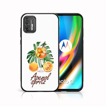 MY ART Silikónový obal Motorola Moto G9 Plus APEROL (127)