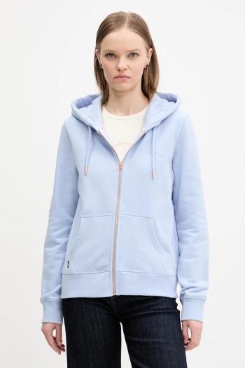 Bavlnená mikina Superdry dámska, s kapucňou, jednofarebná, W2012358A-64H